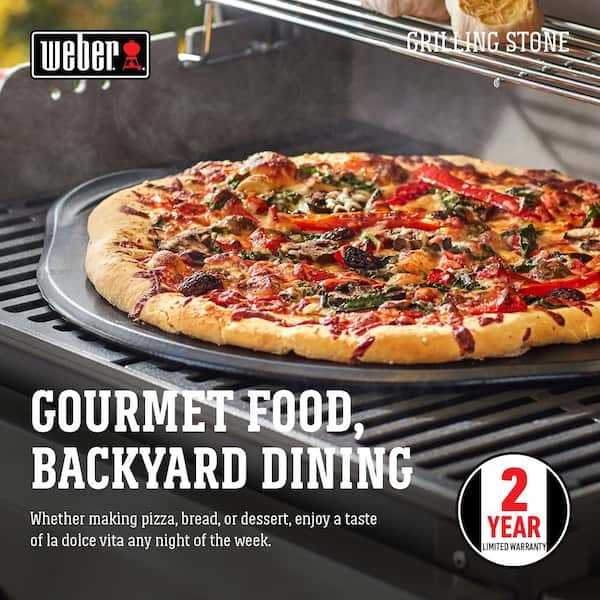 weber pizza stone instruction manual