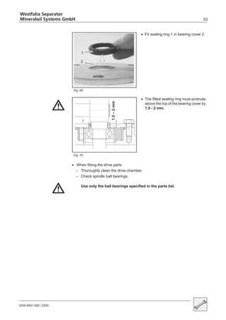 westfalia purifier instruction manual