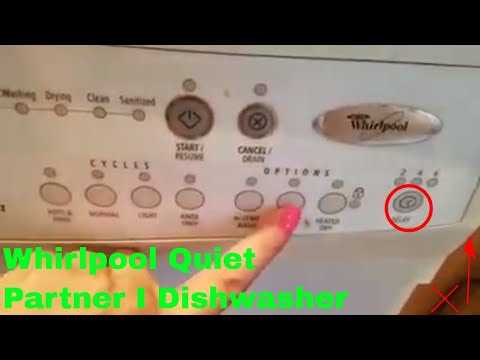 whirlpool quiet partner ii instruction manual