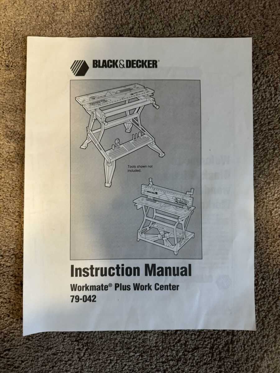 workmate 425 instruction manual