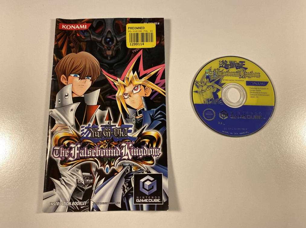 yu gi oh falsebound kingdom instruction manual