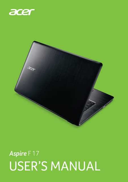 acer aspire one instruction manual