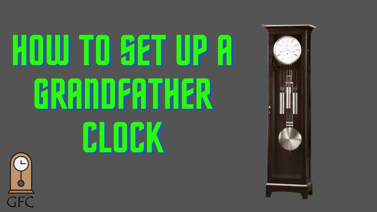 howard miller grandfather clock instruction manual