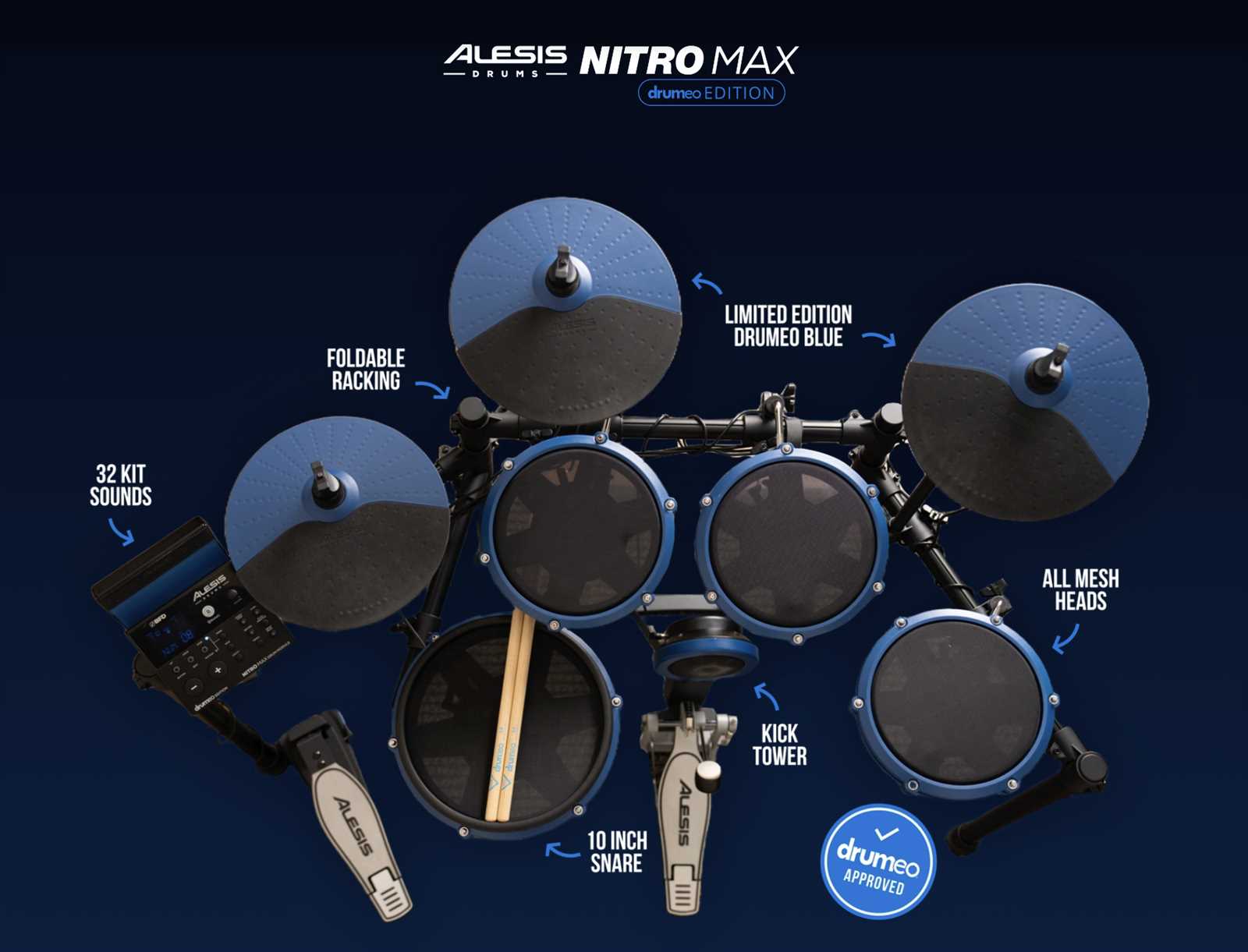 alesis nitro mesh kit instruction manual