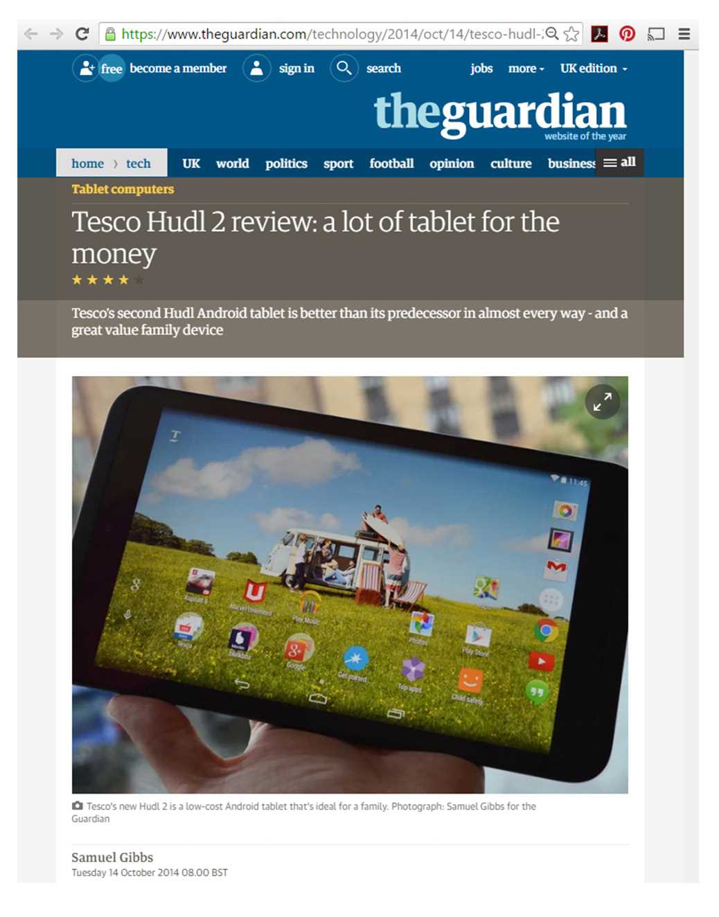 tesco hudl 1 instruction manual