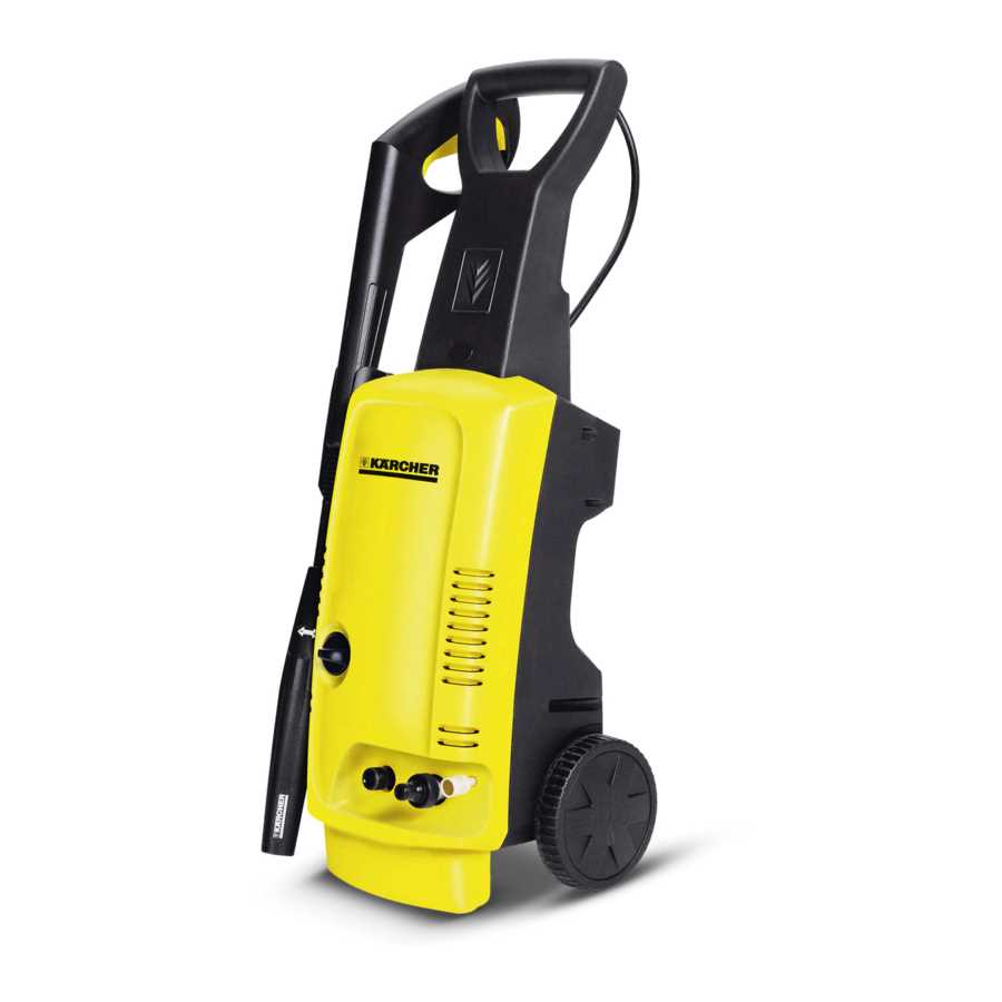 karcher power washer instruction manual