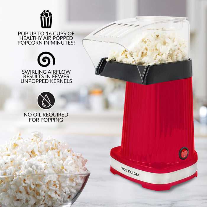 instruction manual for nostalgia popcorn maker