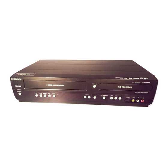 magnavox dvd vcr combo instruction manual