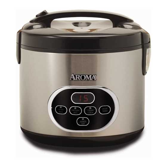 aroma rice cooker steamer instruction manual