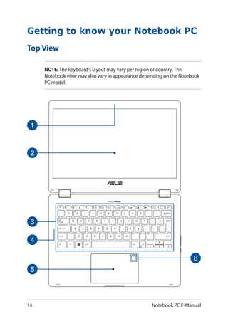 asus laptop instruction manual