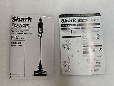 shark rocket vacuum instruction manual