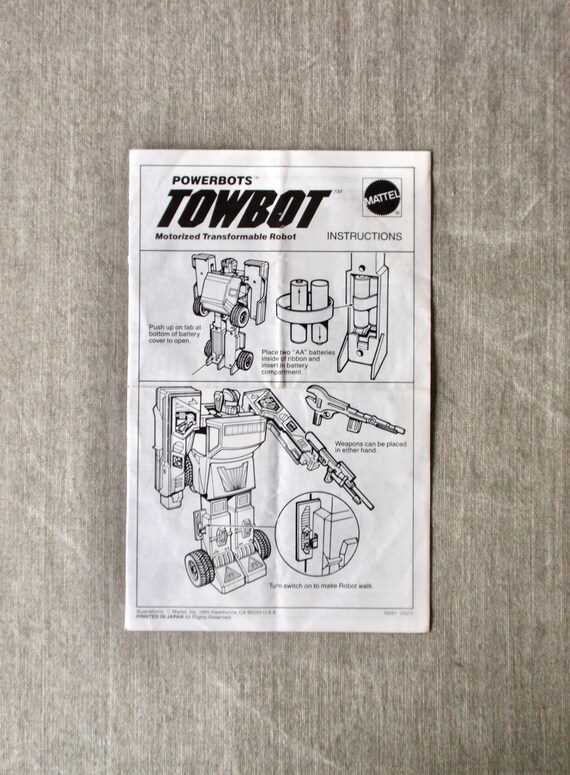 at robot instruction manual