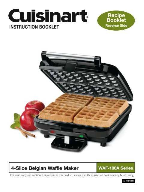 cooks waffle maker instruction manual