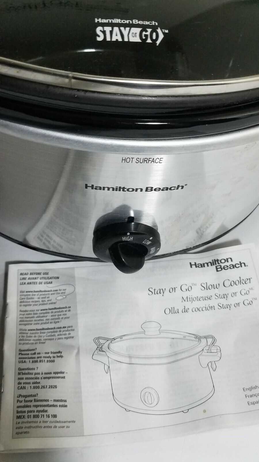 hamilton beach crock pot instruction manual