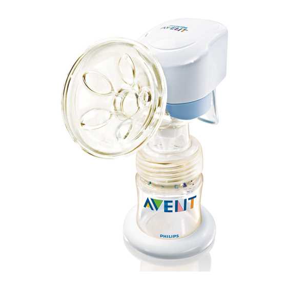 avent manual pump instructions