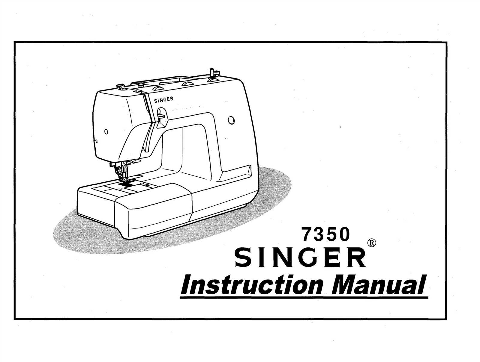 singer 1507 sewing machine instruction manual