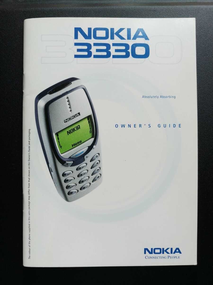 nokia 3310 instruction manual