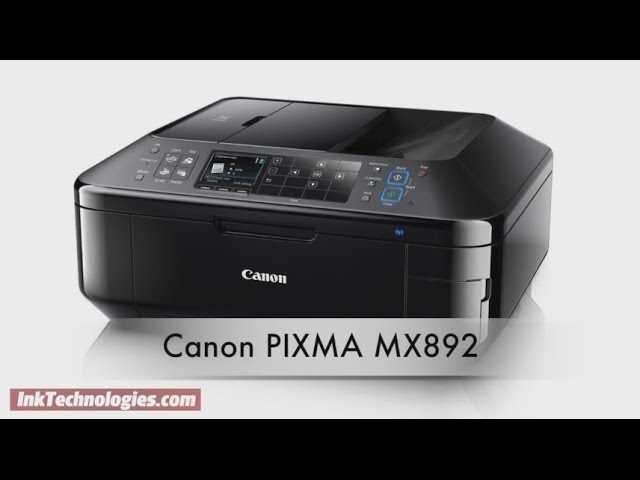 canon mx892 instruction manual