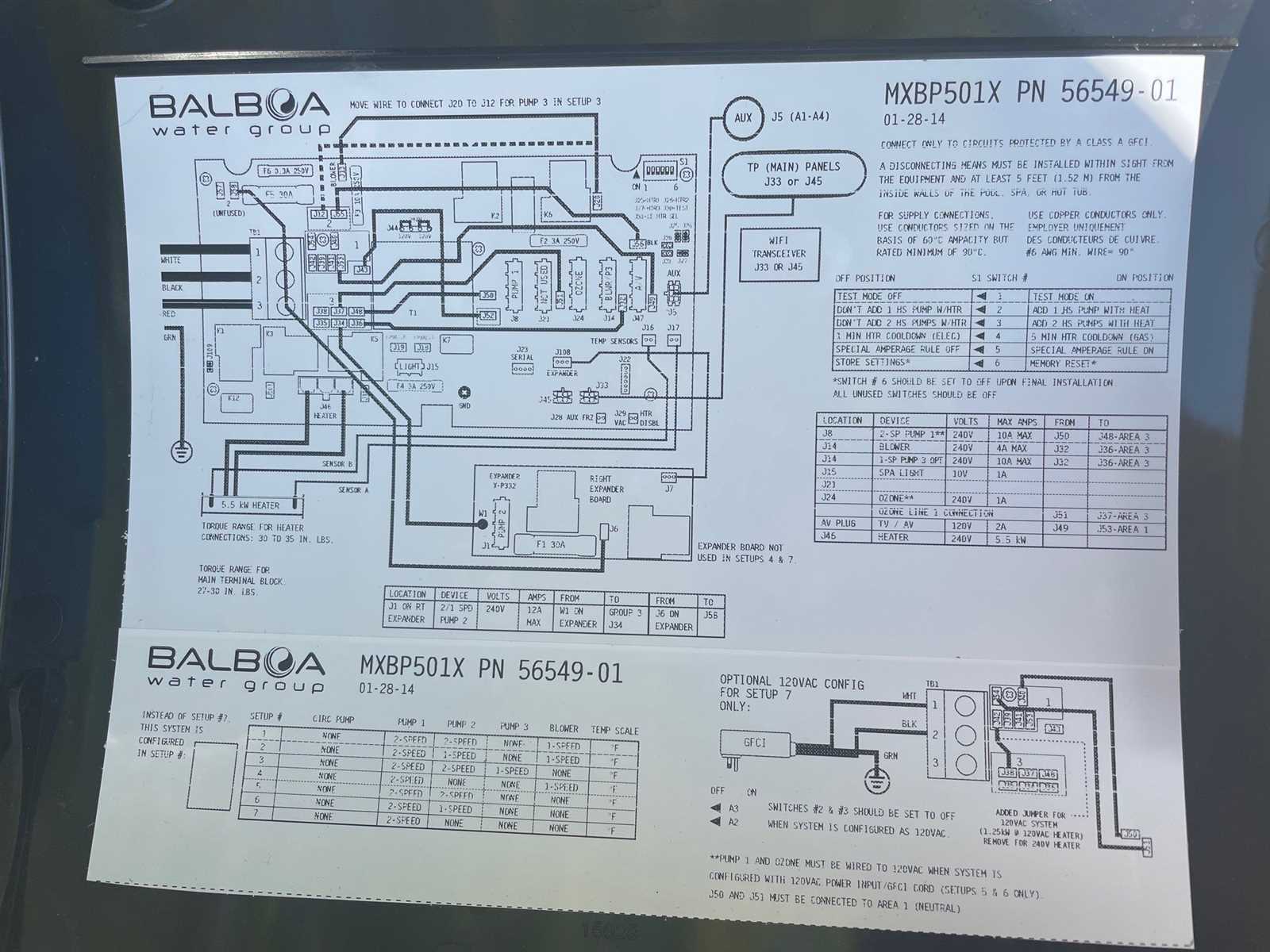 balboa m7 installation instruction manual