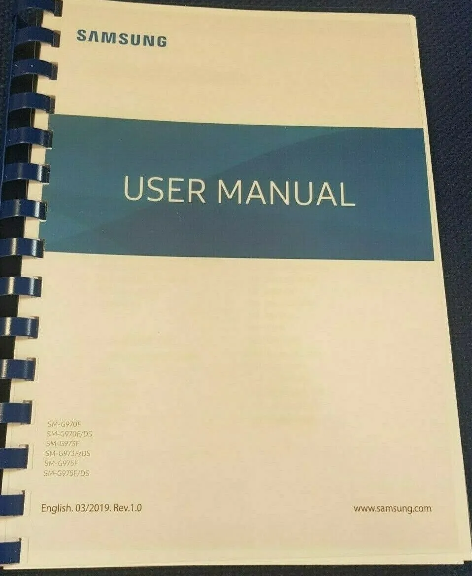 galaxy s10 instruction manual