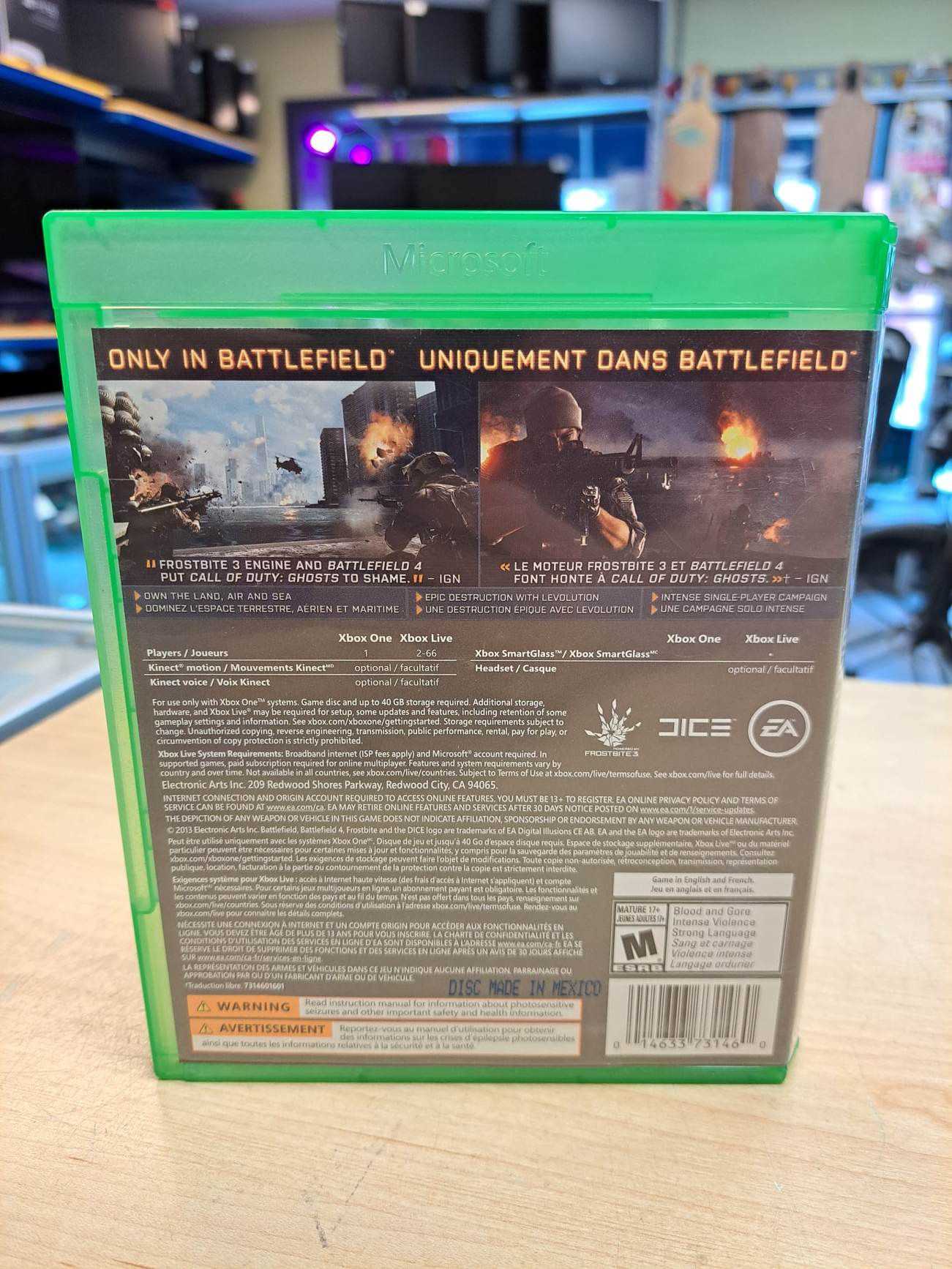 battlefield 4 instruction manual