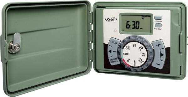 instruction manual irrigation timer