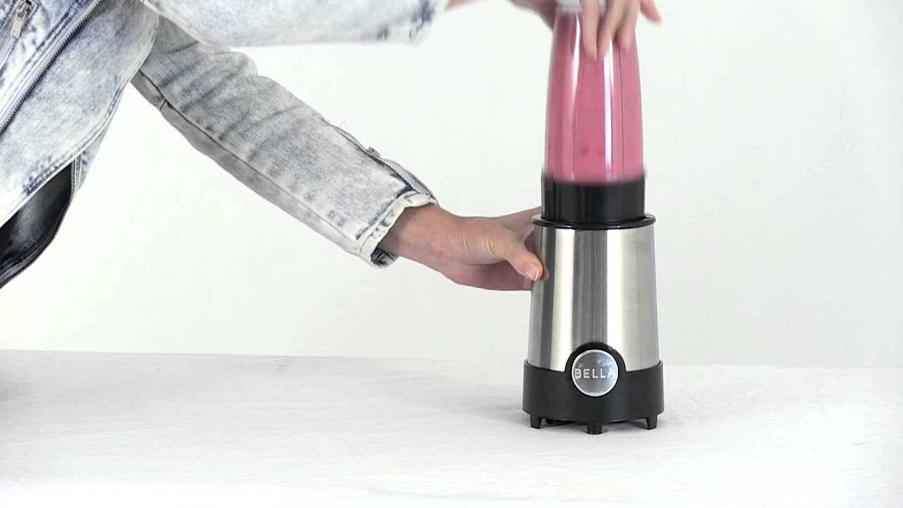 bella rocket blender instruction manual