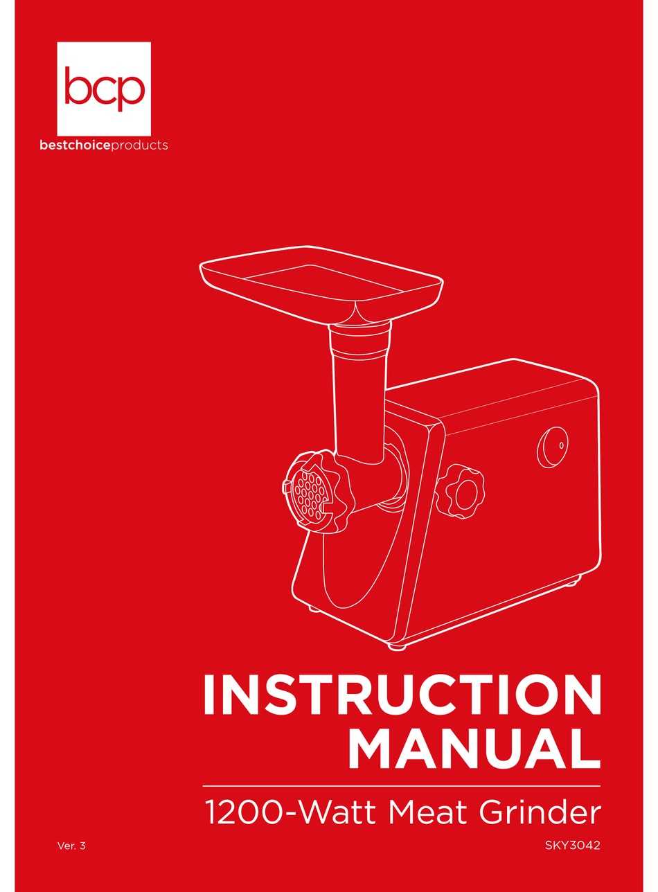 best choice products instruction manual