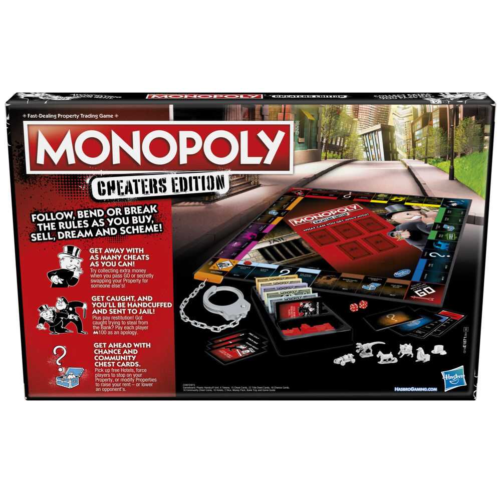 monopoly cheaters edition instruction manual