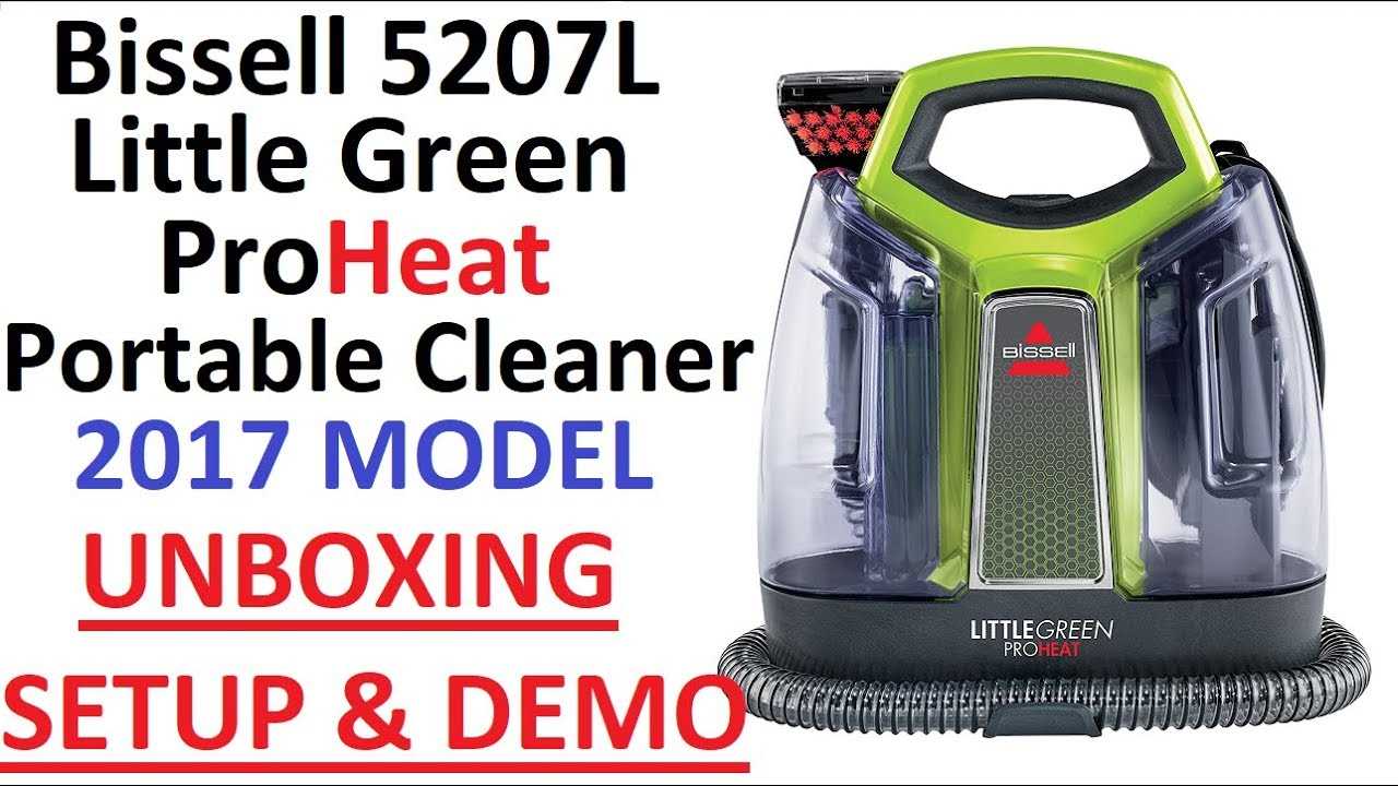 bissell little green proheat instruction manual