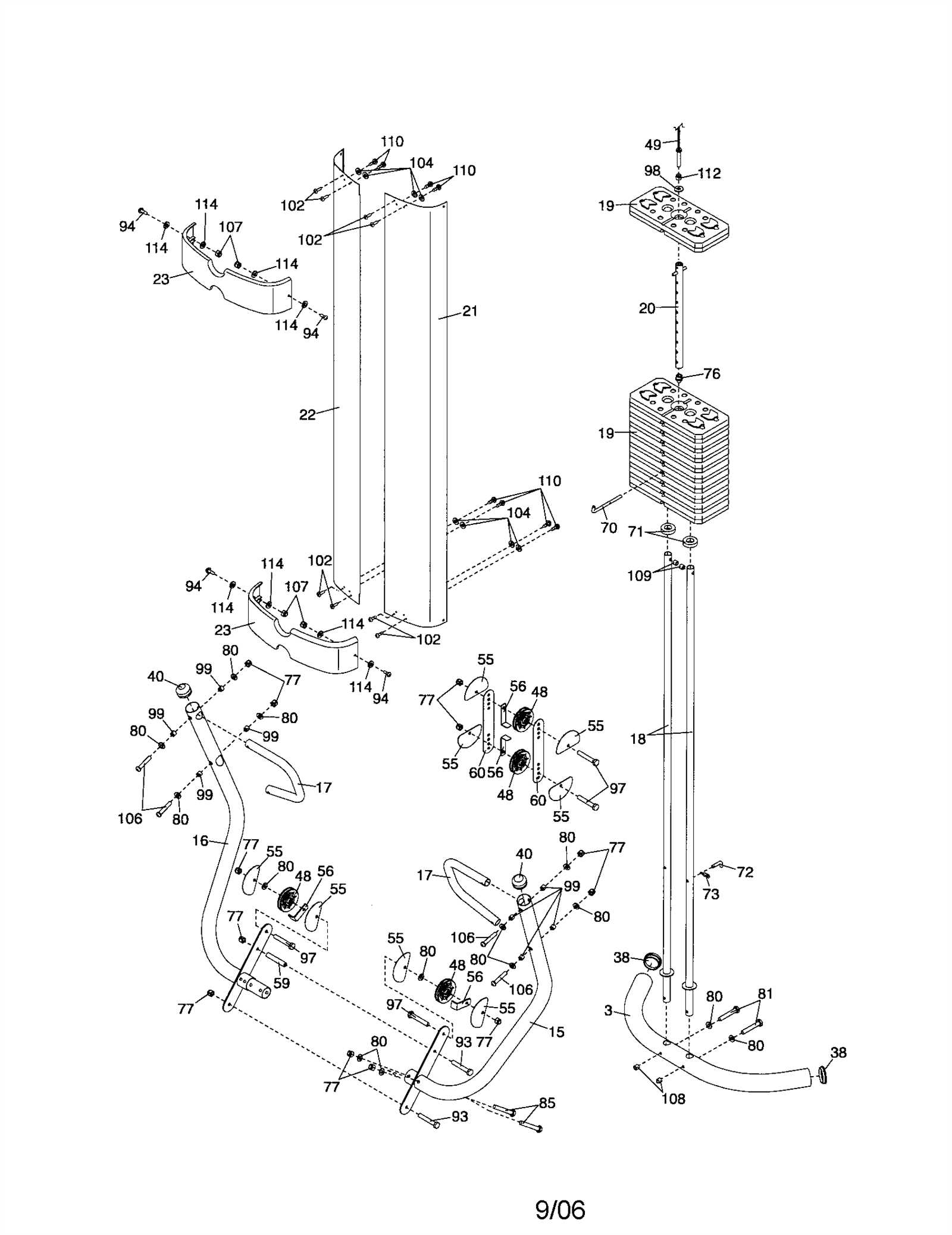 weider pro 4300 instruction manual