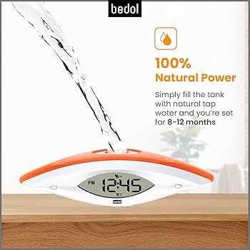 bedol water clock instruction manual