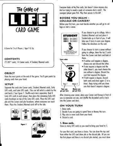 board instruction manual new game of life rules