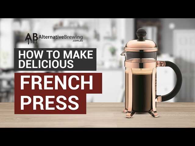 bodum french press instructions manual