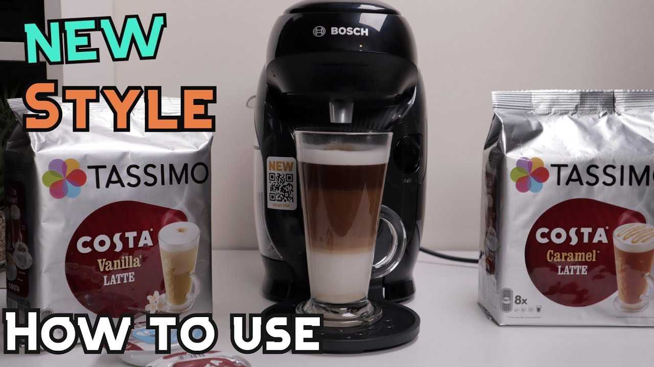 bosch tassimo coffee maker instruction manual