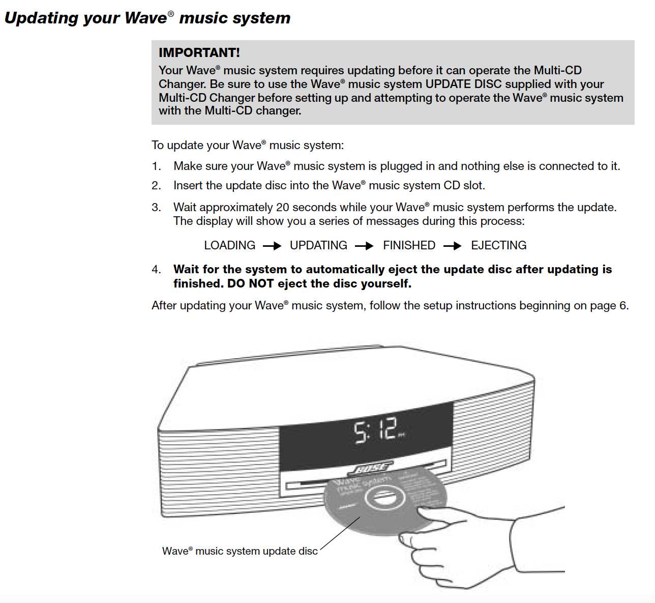 bose instruction manual wave radio