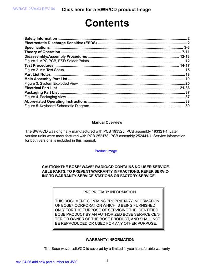 bose wave instruction manual