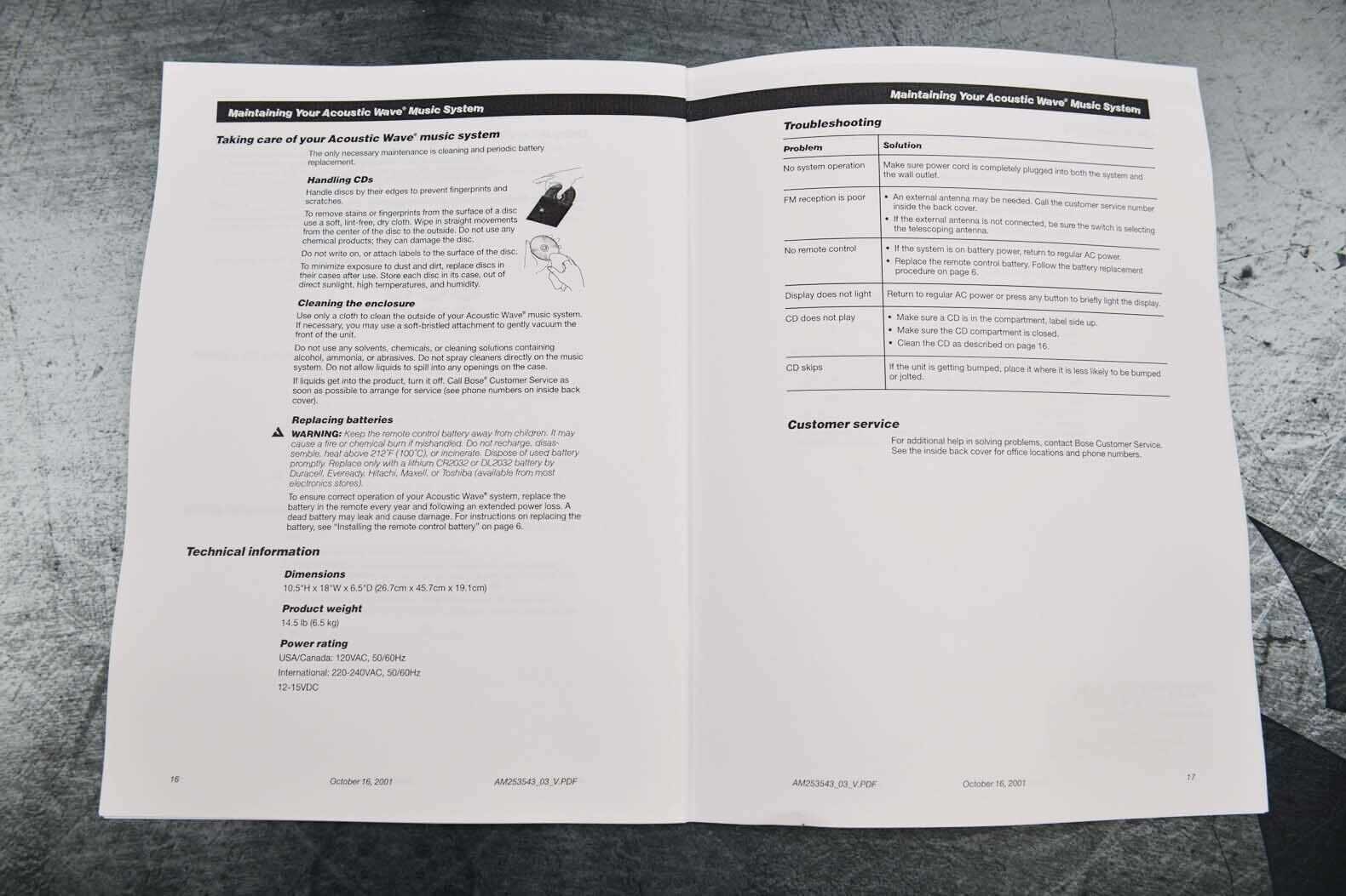 bose wave instruction manual