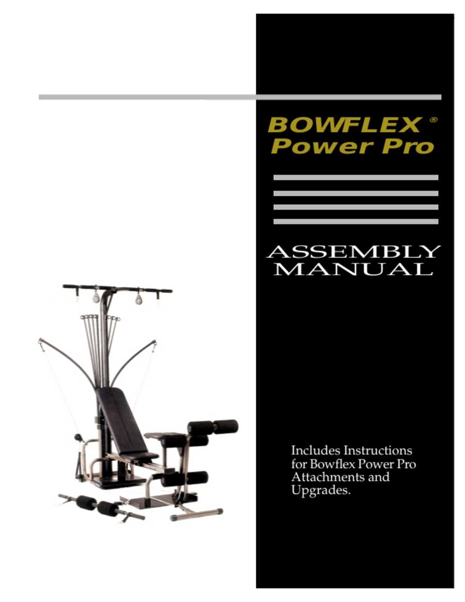 bowflex revolution instruction manual