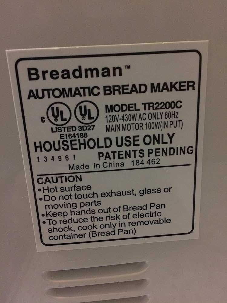 breadman ultimate plus instruction manual