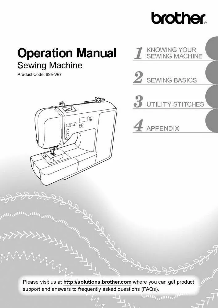 brother ce 4000 instruction manual