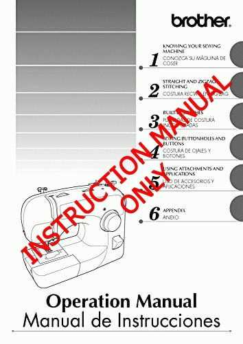 brother xl 2600 instruction manual