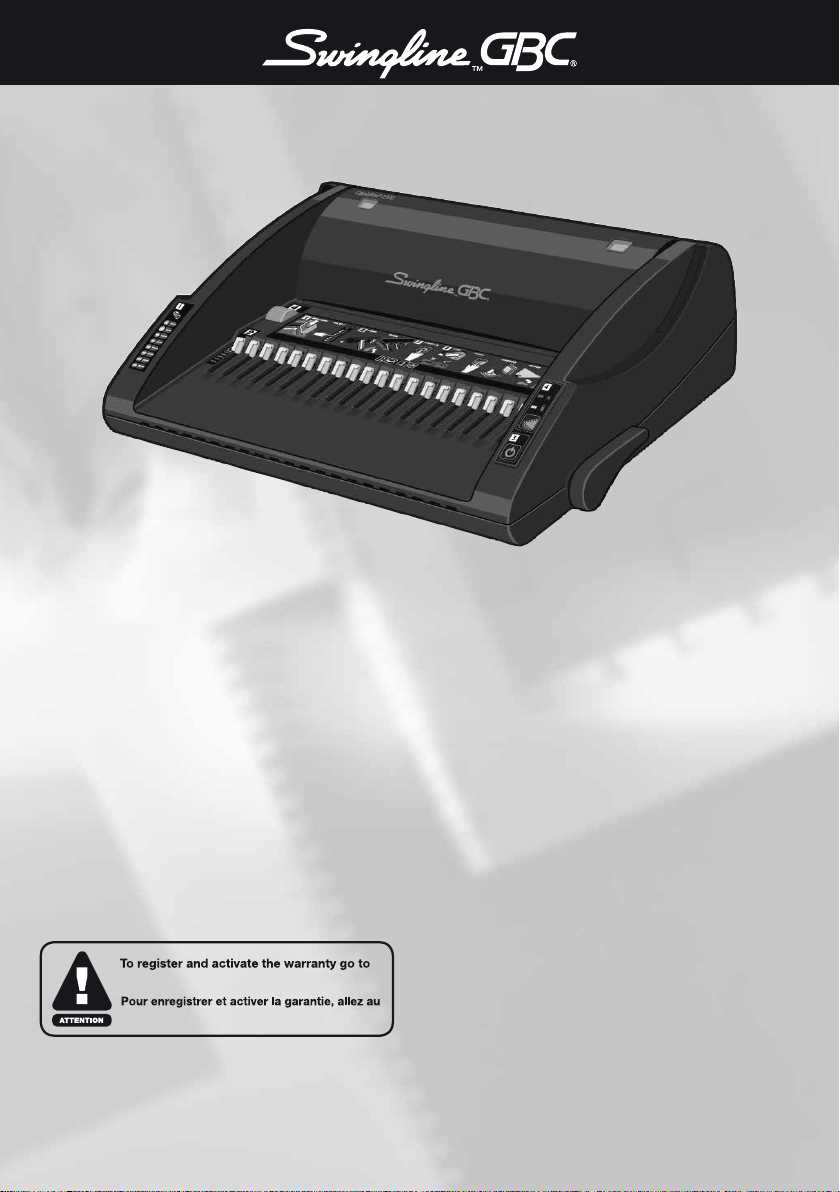 gbc combbind c800pro instruction manual