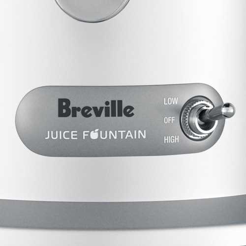 breville juice fountain plus instruction manual