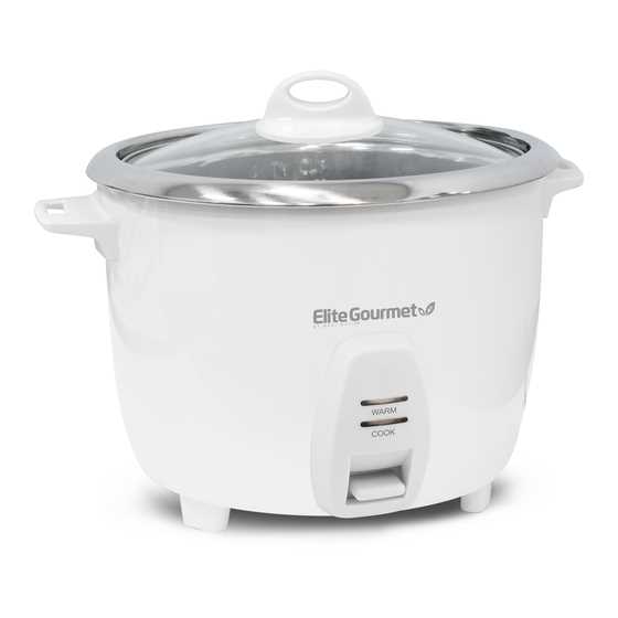 elite rice cooker instruction manual