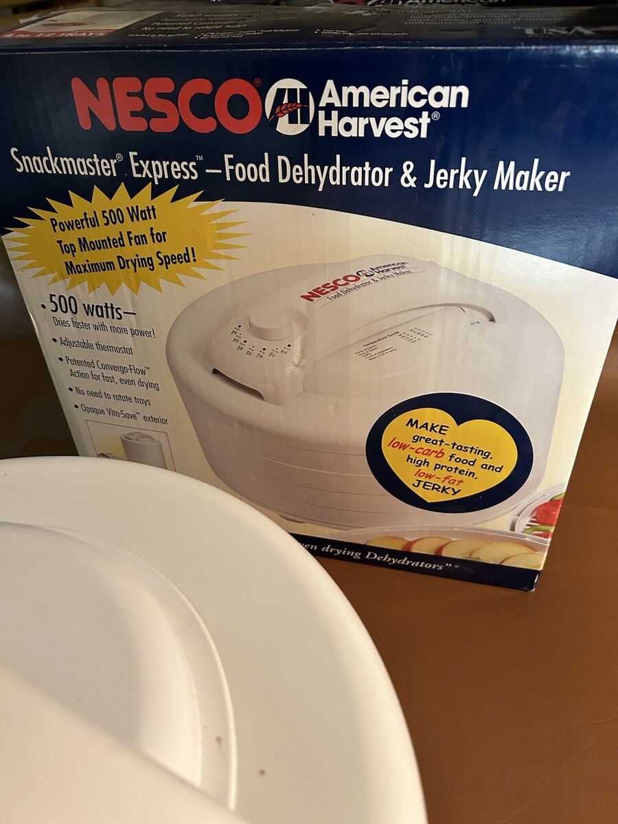 nesco dehydrator instruction manual