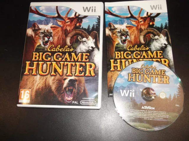 cabelas big game hunter 2010 wii instruction manual