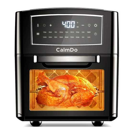 calmdo air fryer instruction manual