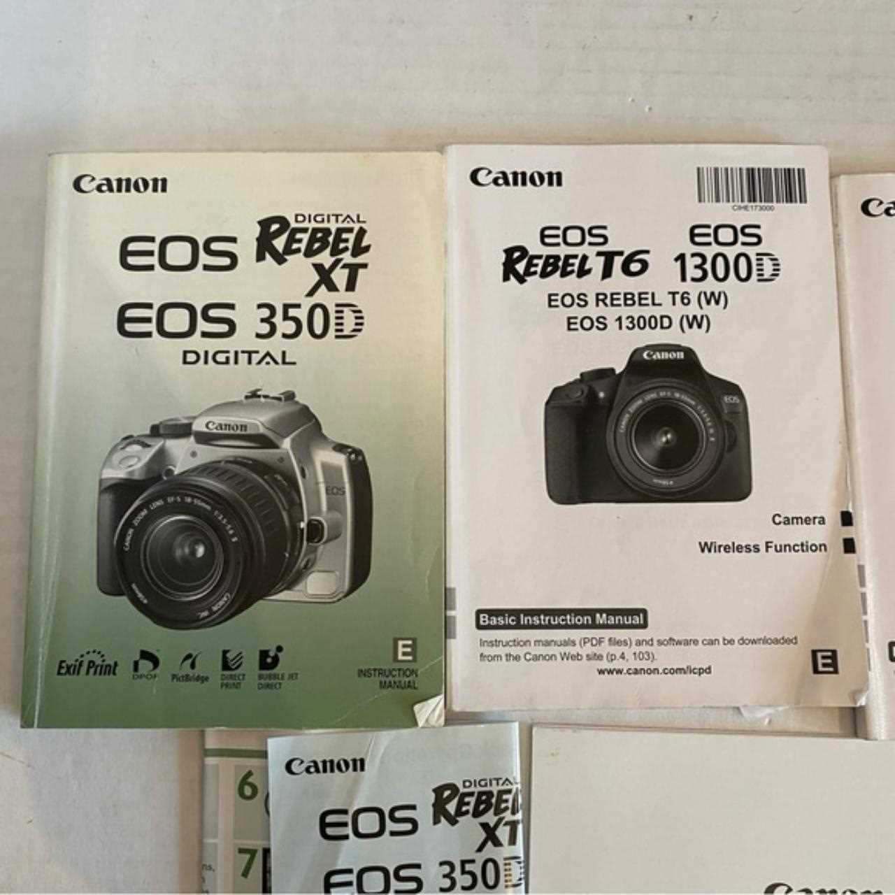 canon 350d instruction manual