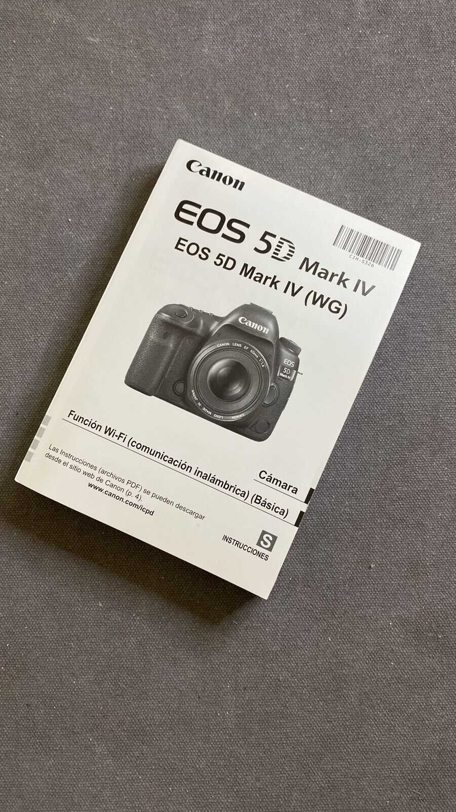 canon 5d mark iv instruction manual